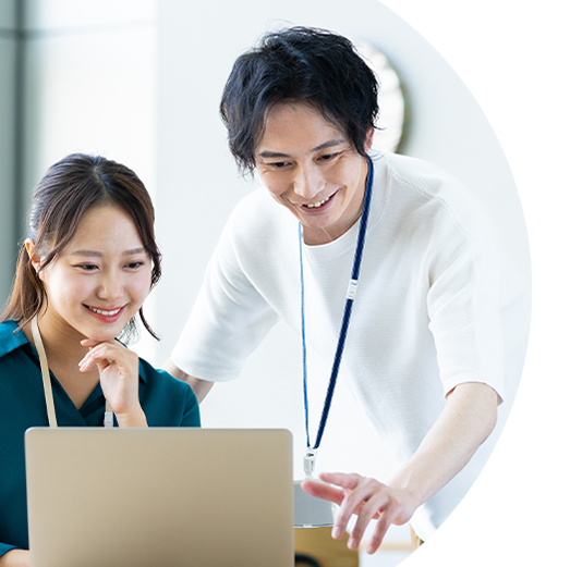 フッターの挿入画像